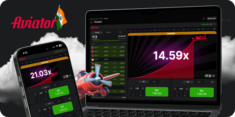 Play Aviator Game with Indian casinos and apps